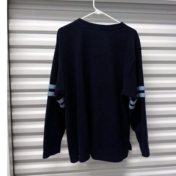 Vintage STARTER University North Carolina Fleece Embroidered Long Sleeve - Picture 2 of 5